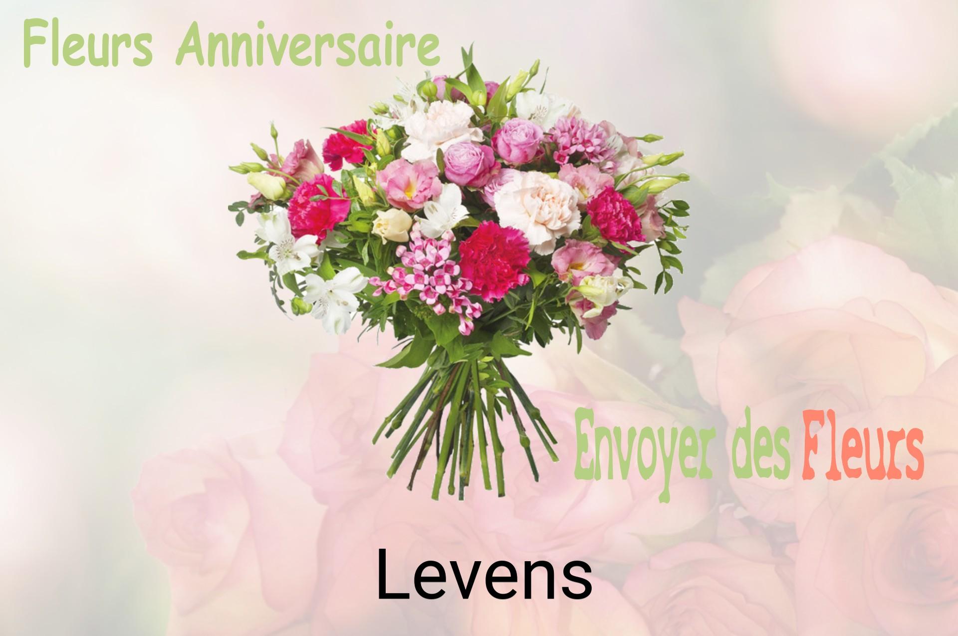 Bouquet de fleurs d’anniversaire livré à Levens